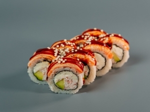 Ролл Опаленный с крабом